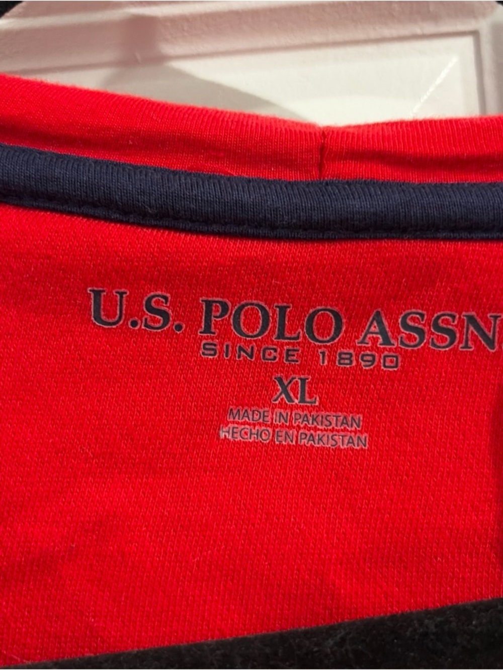 US POLO ASSN Zip Up Hooded Jacket Men’s Size XL Logo Hoodie - Picture 3 of 7